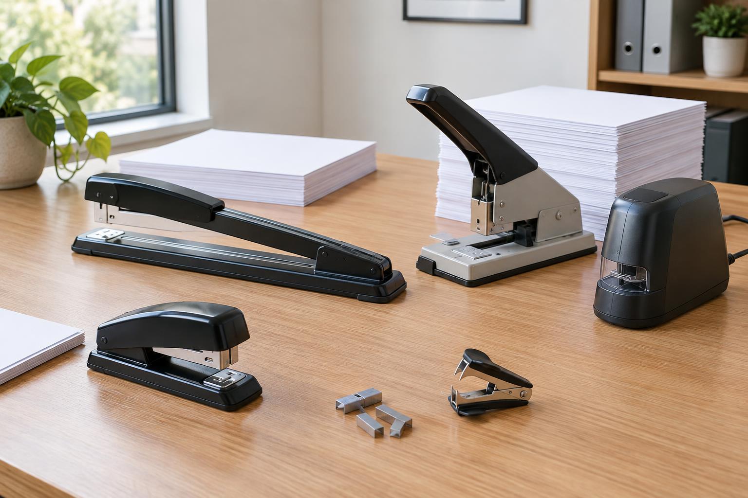 Choosing an Office Stapler: Desktop, Long-Reach, Heavy-Duty, or Electric?