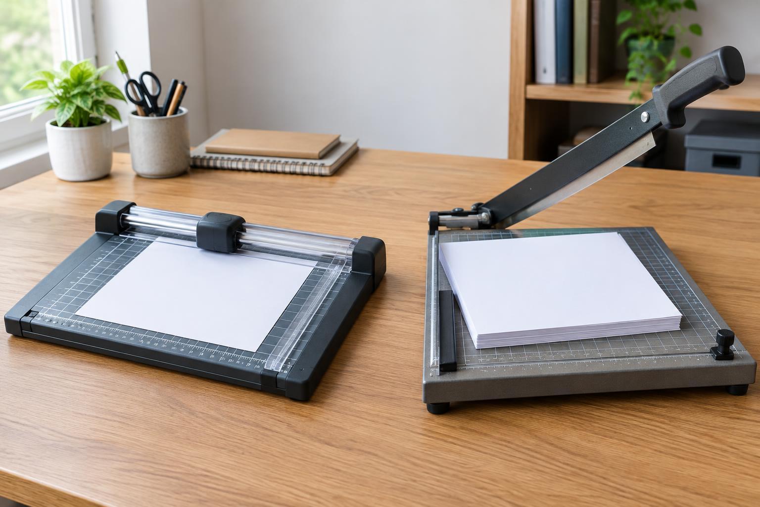 Rotary vs. Guillotine Paper Trimmers: Choosing for Volume and Precision