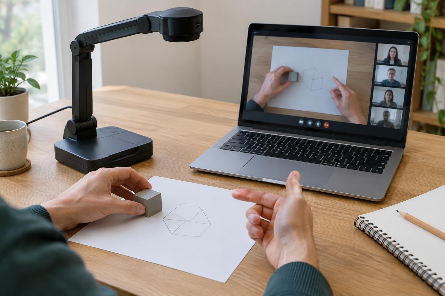 When a Document Camera Is Useful for Showing Physical Materials Remotely