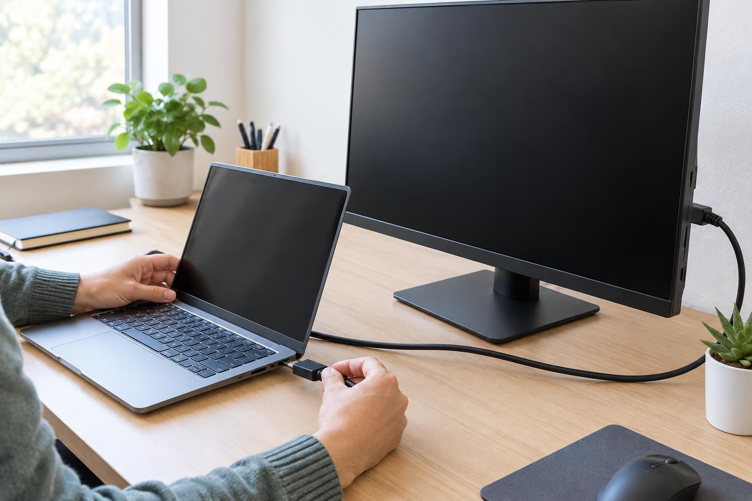 External Monitor Says “No Signal”? A Step-by-Step Connection Check