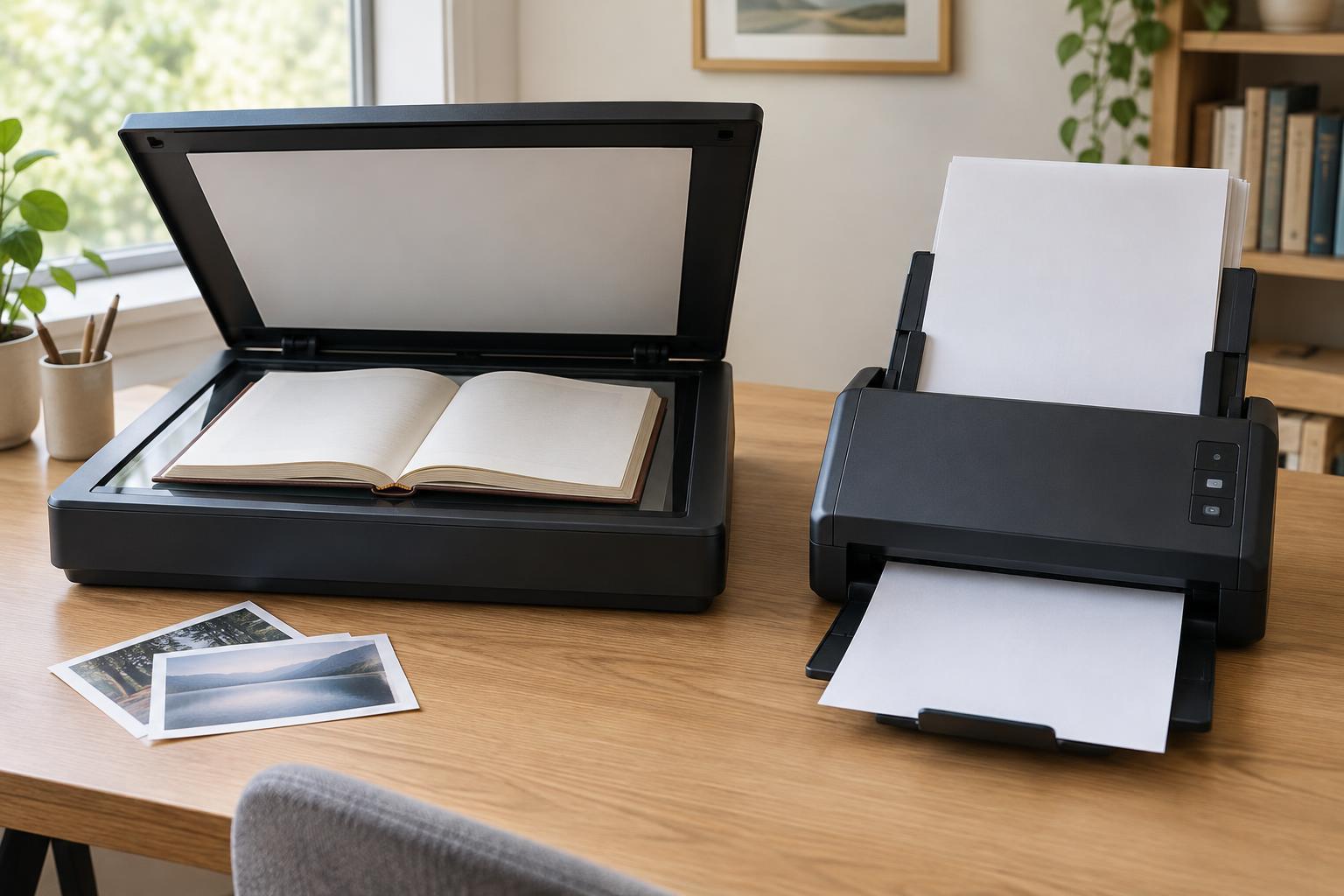 Flatbed vs. Sheet-Fed Scanners: Choosing for Books, Photos, and Loose Pages